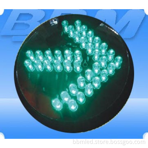 LED Traffic Light Module with Fresnel Small Optical Lens Arrow